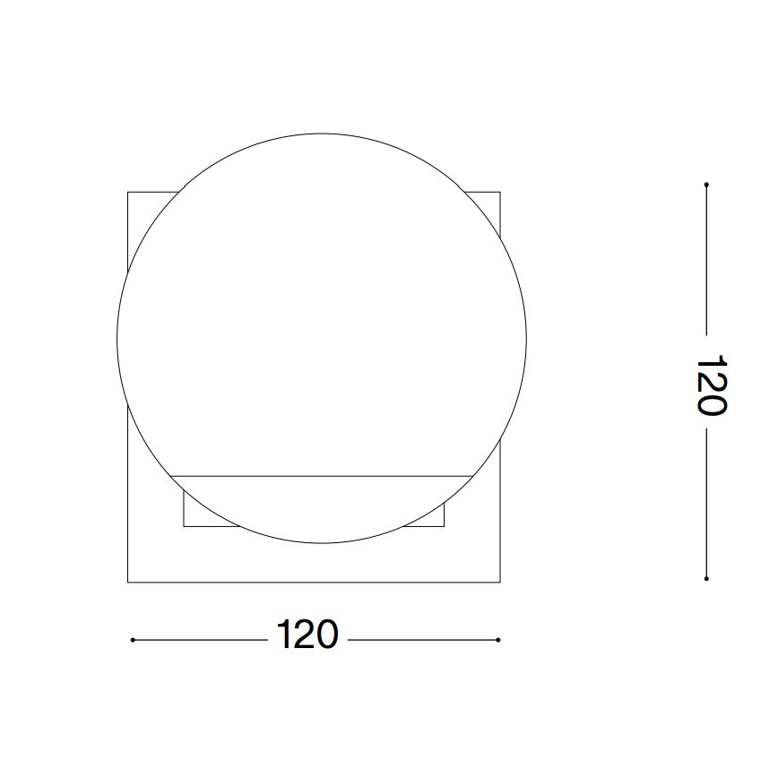 Ideal Lux - LED bordlampe ANGOLO 1xG9/3W/230V sort