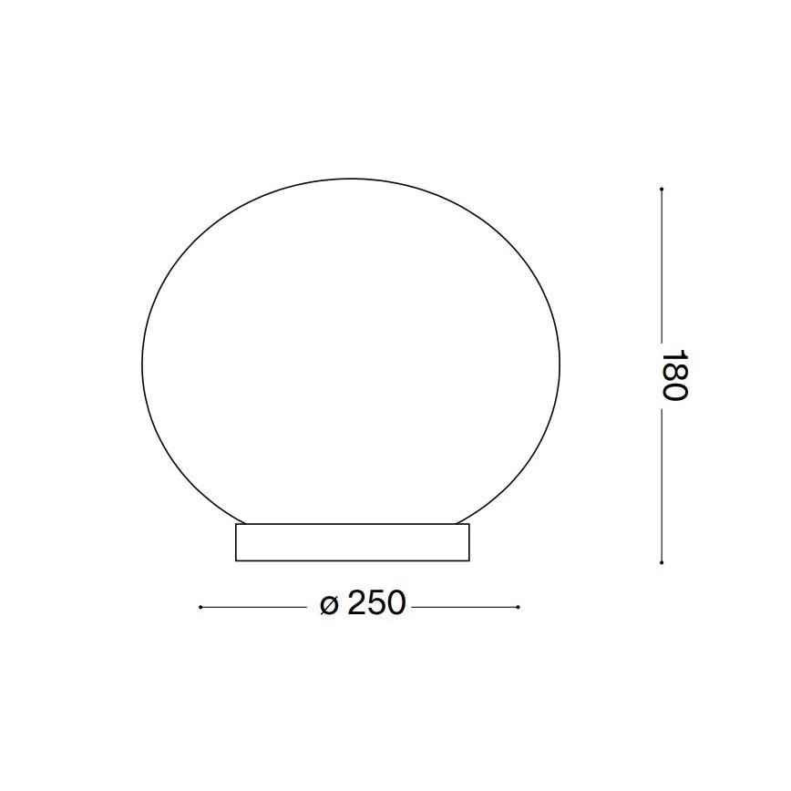 Ideal Lux - LED bordlampe CANDY 1xG9/3W/230V diameter 25 cm hvid