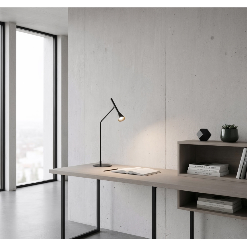 Ideal Lux - LED bordlampe m. touch-funktion dæmpbar DIESIS LED/6,5W/230V CRI 90 sort