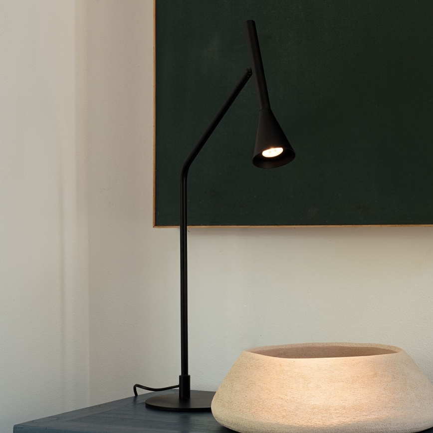 Ideal Lux - LED bordlampe m. touch-funktion dæmpbar DIESIS LED/6,5W/230V CRI 90 sort