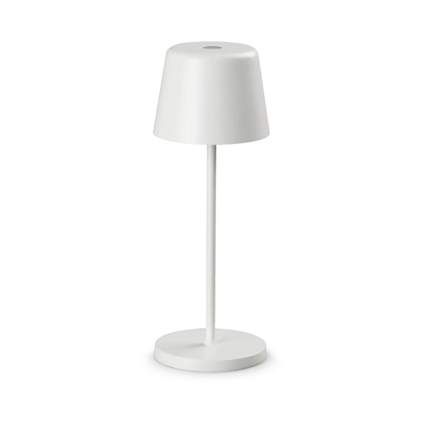 Ideal Lux - LED Dæmpbar touch-funktion udendørs bordlampe CUTE LED/2,5W/3,7V USB 2200-2700K IP65 hvid