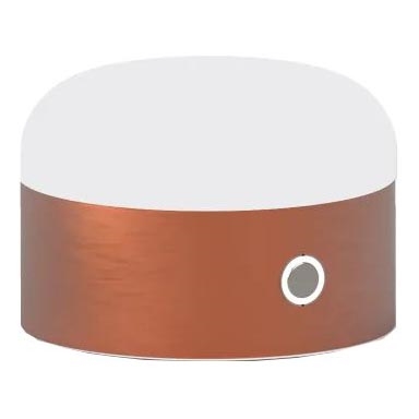 Ideal Lux - LED bordlampe m. touch-funktion dæmpbar MIGNON LED/5W/5V 1500 mAh diameter 10 cm CRI 90 kobber
