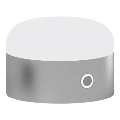 Ideal Lux - LED bordlampe m. touch-funktion dæmpbar MIGNON LED/5W/5V 1500 mAh diameter 10 cm CRI 90 skinnende krom