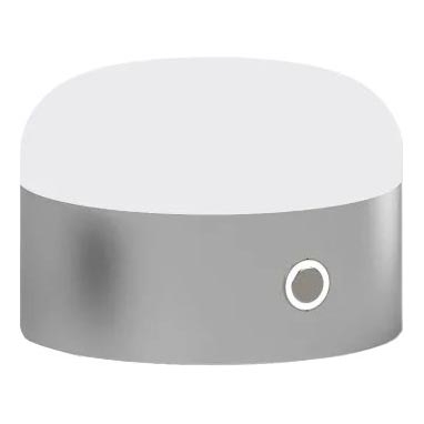 Ideal Lux - LED bordlampe m. touch-funktion dæmpbar MIGNON LED/5W/5V 1500 mAh diameter 10 cm CRI 90 skinnende krom