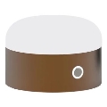 Ideal Lux - LED bordlampe m. touch-funktion dæmpbar MIGNON LED/5W/5V 1500 mAha diameter 10 cm CRI 90 brun