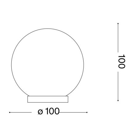 Ideal Lux - LED bordlampe MAPA 1xG9/3W/230V diameter 10 cm hvid