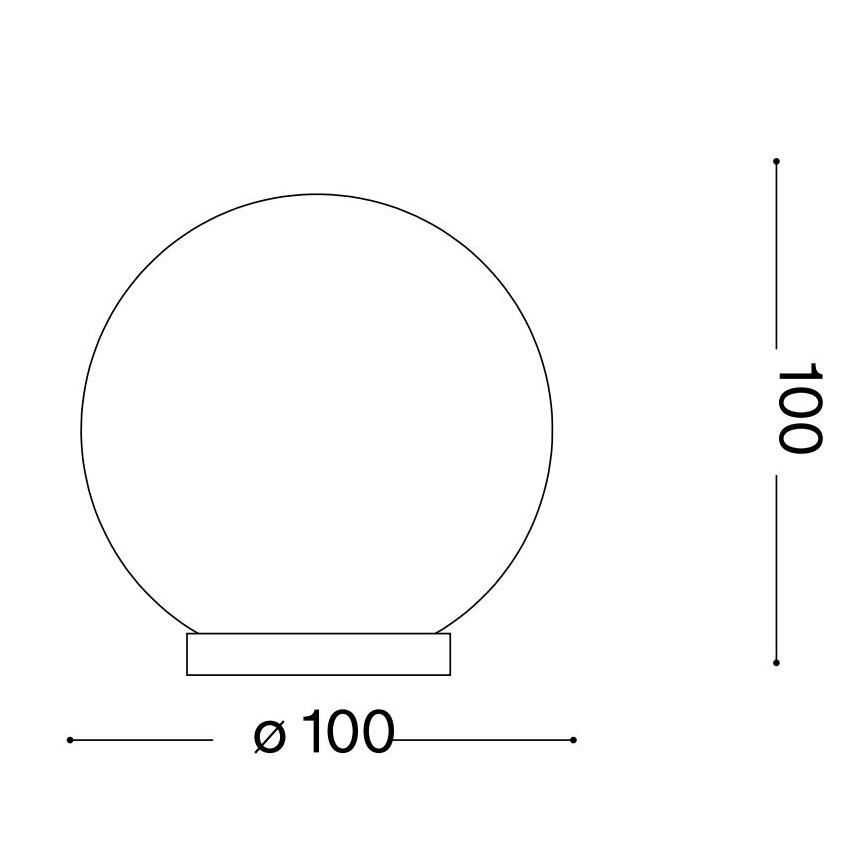Ideal Lux - LED bordlampe MAPA 1xG9/3W/230V diameter 10 cm hvid
