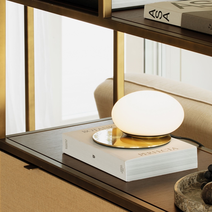 Ideal Lux - LED bordlampe NINFEA 1xGX53/9W/230V guldfarvet