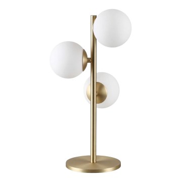 Ideal Lux - LED bordlampe PERLAGE 3xG9/3W/230V guld/hvid