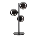 Ideal Lux - LED bordlampe PERLAGE 3xG9/3W/230V sort/røget sort