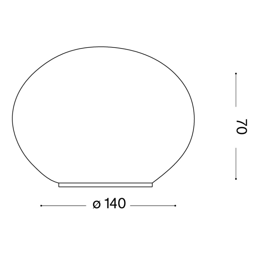 Ideal Lux - LED bordlampe SMARTIES 1xG9/3W/230V Ø 14 cm hvid