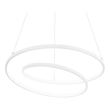 Ideal Lux - LED-dæmpbar pendel på wire OZ LED/55W/230V Ø 80 cm CRI 90 hvid