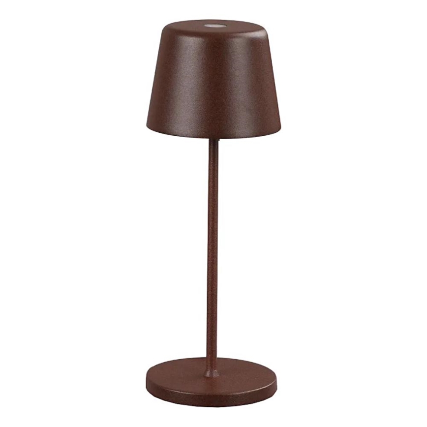 Ideal Lux - LED Dæmpbar touch-funktion udendørs bordlampe CUTE LED/2,5W/3,7V USB 2200-2700K IP65 brun