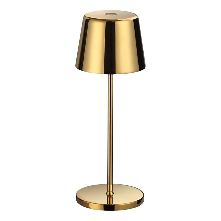 Ideal Lux - LED Dæmpbar touch-funktion udendørs bordlampe CUTE LED/2,5W/3,7V USB 2200-2700K IP65 guldfarvet