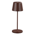 Ideal Lux - LED dæmpbar udendørs bordlampe med touch CUTE LED/2,5W/3,7V 3000 mAh USB 2200-2700K IP65 brun