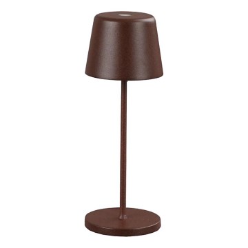 Ideal Lux - LED dæmpbar udendørs bordlampe med touch CUTE LED/2,5W/3,7V 3000 mAh USB 2200-2700K IP65 brun
