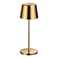 Ideal Lux - LED dæmpbar udendørs bordlampe med touch CUTE LED/2,5W/3,7V 3000 mAh USB 2200-2700K IP65 guld
