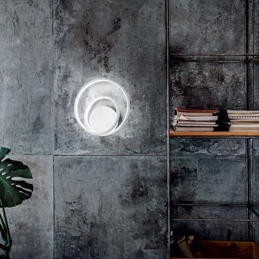 Ideal Lux - LED-dæmpbar væglampe OZ LED/28W/230V CRI 90 hvid