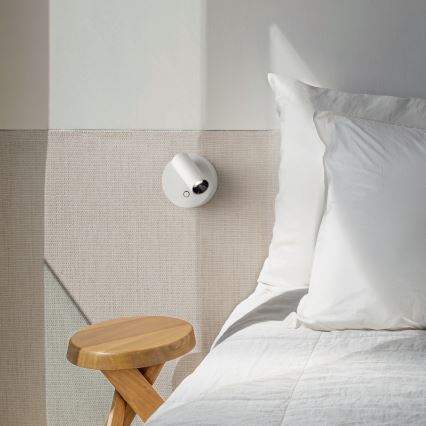 Ideal Lux - Dæmpbar berøringsbetjent vægspot ELF LED/3W/230V CRI 95 hvid