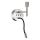 Ideal Lux - LED Fleksibel lampe med et beslag SÆT UP 1xE27/42W + LED/3W/230V CRI 90 USB skinnende krom