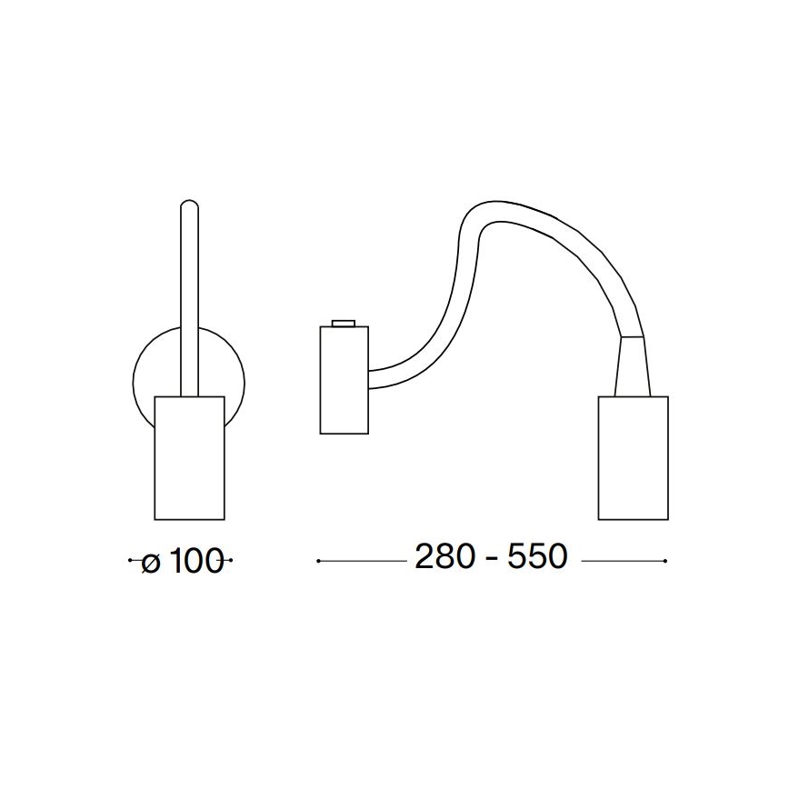 Ideal Lux - LED Fleksibel lille lampe FOCUS LED/4W/230V CRI 90 hvid