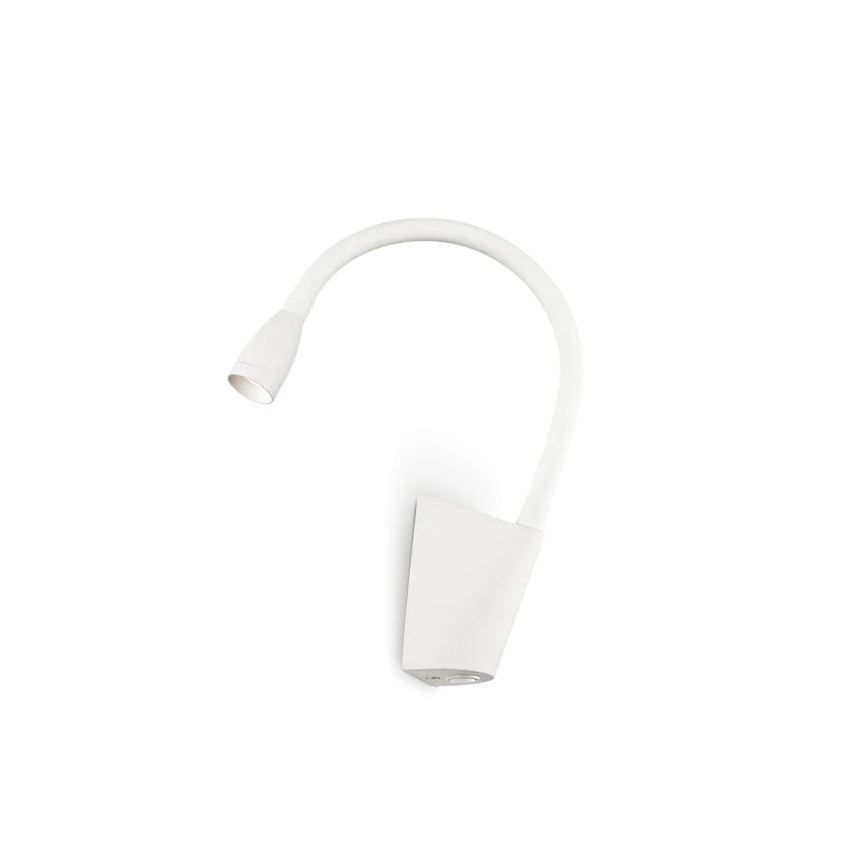 Ideal Lux - LED Fleksibel lille lampe GOOSE LED/3W/230V CRI 90 hvid