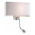 Ideal Lux - LED Fleksibel væglampe HOTEL 1xE27/60W + LED/1,5W/230V