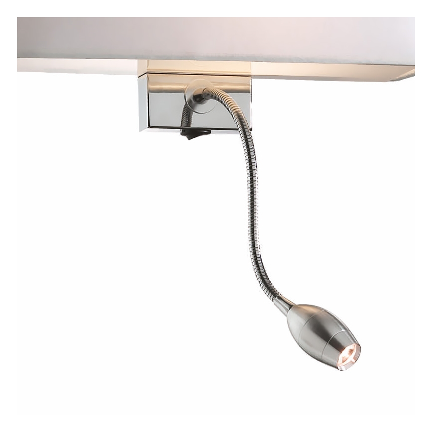 Ideal Lux - LED Fleksibel væglampe HOTEL 1xE27/60W + LED/1,5W/230V