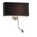 Ideal Lux - LED Fleksibel væglampe HOTEL 1xE27/60W + LED/1,5W/230V