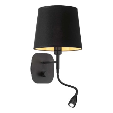 Ideal Lux - LED Fleksibel væglampe NORDIK 1xE14/40W + LED/1,5W/230V