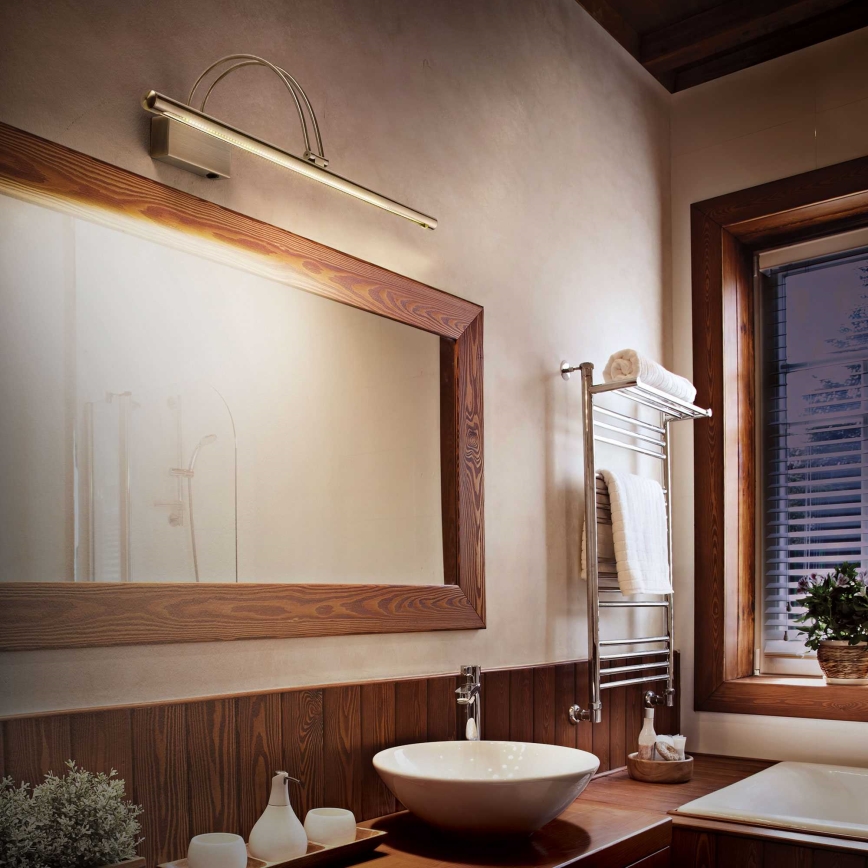 Ideal Lux - LED gallerilampe BOW LED/4,6W/230V 46 cm CRI 90 guldfarvet