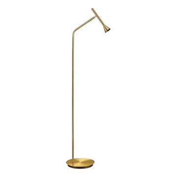 Ideal Lux - LED gulvlampe DIESIS LED/4,5W/230V CRI 95 guldfarvet