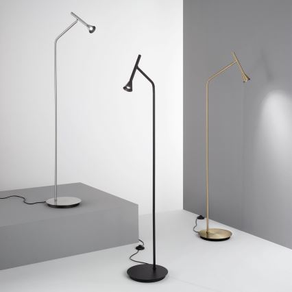 Ideal Lux - LED gulvlampe DIESIS LED/4,5W/230V CRI 95 guldfarvet