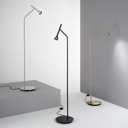 Ideal Lux - LED gulvlampe DIESIS LED/4,5W/230V CRI 95 mat krom