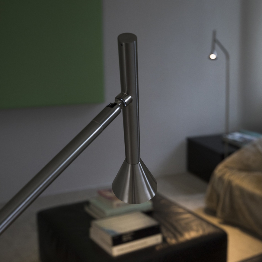 Ideal Lux - LED gulvlampe DIESIS LED/4,5W/230V CRI 95 mat krom