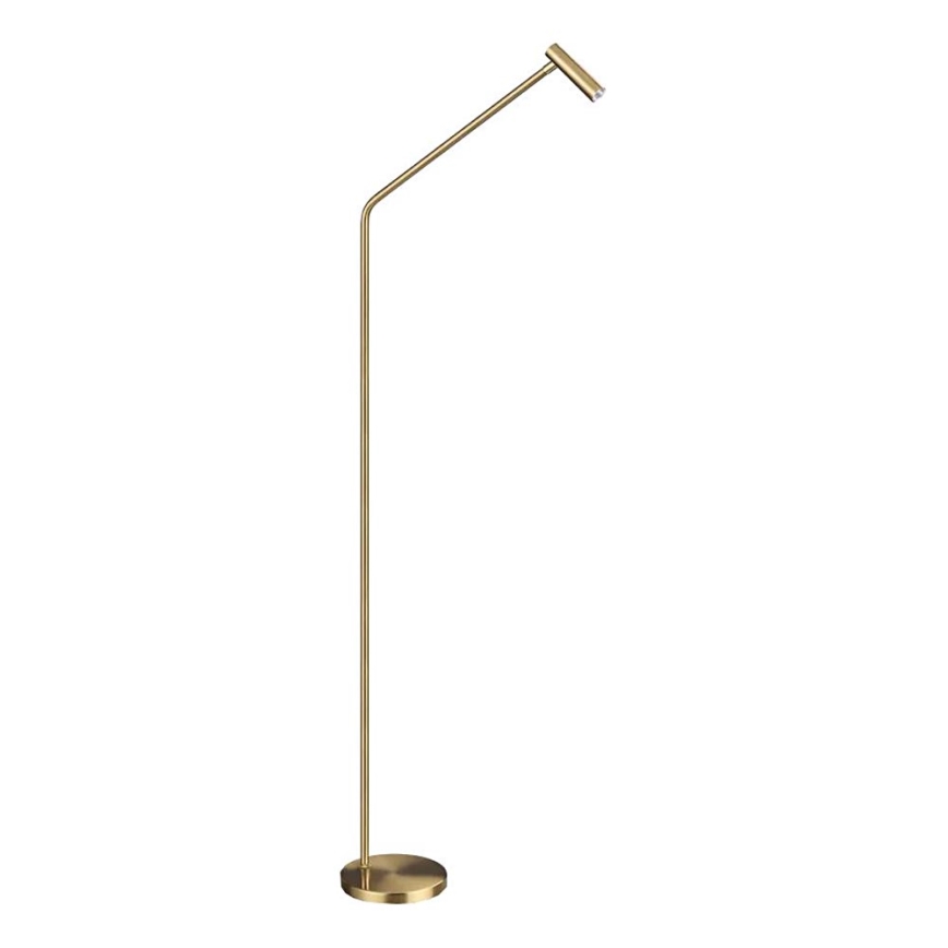 Ideal Lux - LED gulvlampe EASY LED/3,5W/230V CRI 90 messing