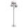 Ideal Lux - LED gulvlampe EQUINOXE 4xG4/2W/230V skinnende krom/røget