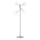 Ideal Lux - LED gulvlampe EQUINOXE 4xG4/2W/230V skinnende krom/transparent