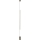 Ideal Lux - LED gulvlampe FILO LED/14W/230V 2700K CRI 90 messing