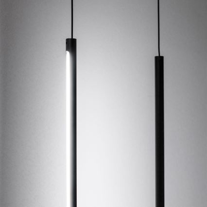 Ideal Lux - LED gulvlampe FILO LED/14W/230V 2700K CRI 90 sort