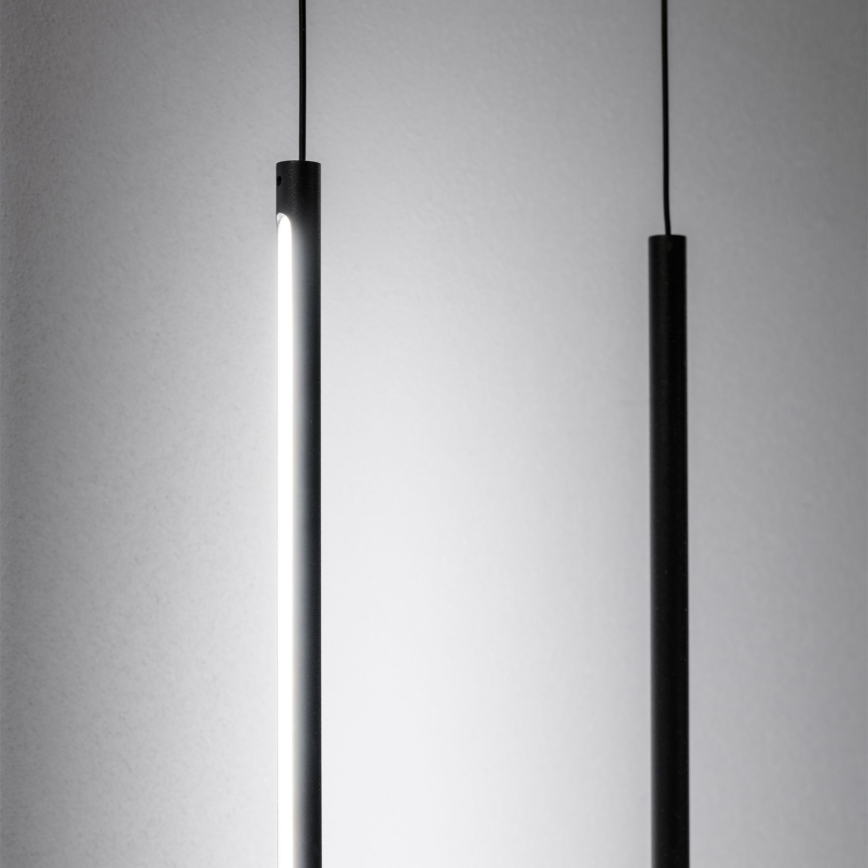 Ideal Lux - LED gulvlampe FILO LED/14W/230V 2700K CRI 90 sort