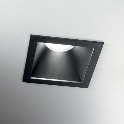 Ideal Lux - LED indbygningsspot GAME TRIM LED/11W/230V 3000K CRI 90 8,4x8,4 cm IP40 sort