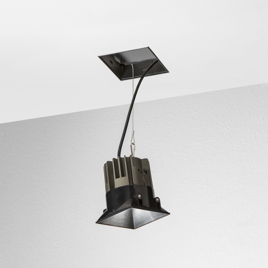 Ideal Lux - LED indbygningsspot GAME TRIM LED/11W/230V 3000K CRI 90 8,4x8,4 cm IP40 sort