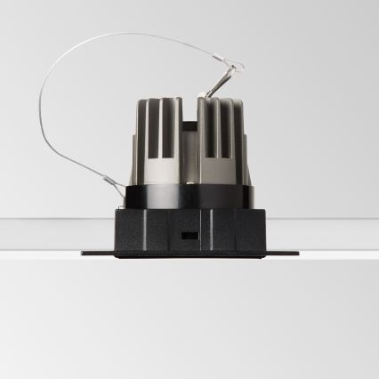 Ideal Lux - LED indbygningsspot GAME TRIM LED/11W/230V 3000K CRI 90 8,4x8,4 cm IP40 sort