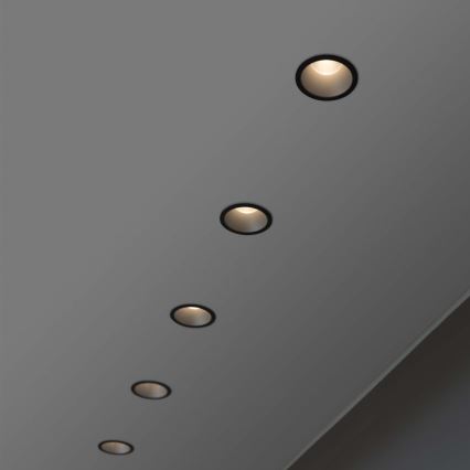 Ideal Lux - LED indbygningsspot GAME TRIM LED/11W/230V 3000K CRI 90 Ø 8,5 cm IP40 guld/sort