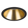 Ideal Lux - LED indbygningsspot GAME TRIM LED/11W/230V 3000K CRI 90 Ø 8,5 cm IP40 guld/sort
