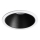 Ideal Lux - LED indbygningsspot GAME TRIM LED/11W/230V 3000K CRI 90 Ø 8,5 cm IP40 sort/hvid