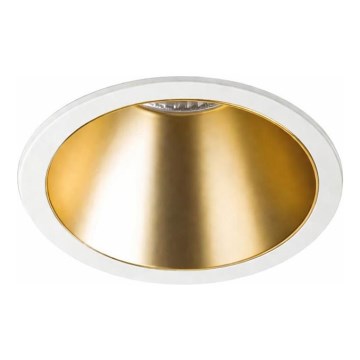 Ideal Lux - LED indbygningsspot GAME TRIM LED/11W/230V 4000K CRI 90 Ø 8,5 cm IP40 guld/hvid