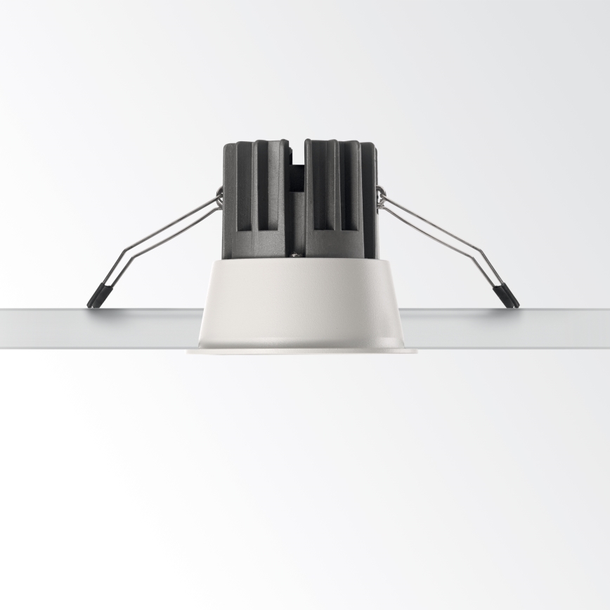 Ideal Lux - LED indbygningsspot GAME TRIM LED/11W/230V 3000K CRI 90 Ø 8,5 cm IP40 sort/hvid
