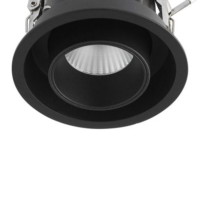 Ideal Lux - LED indbygningsspot NOVA LED/12W/230V 3000K CRI 90 Ø 10 cm sort